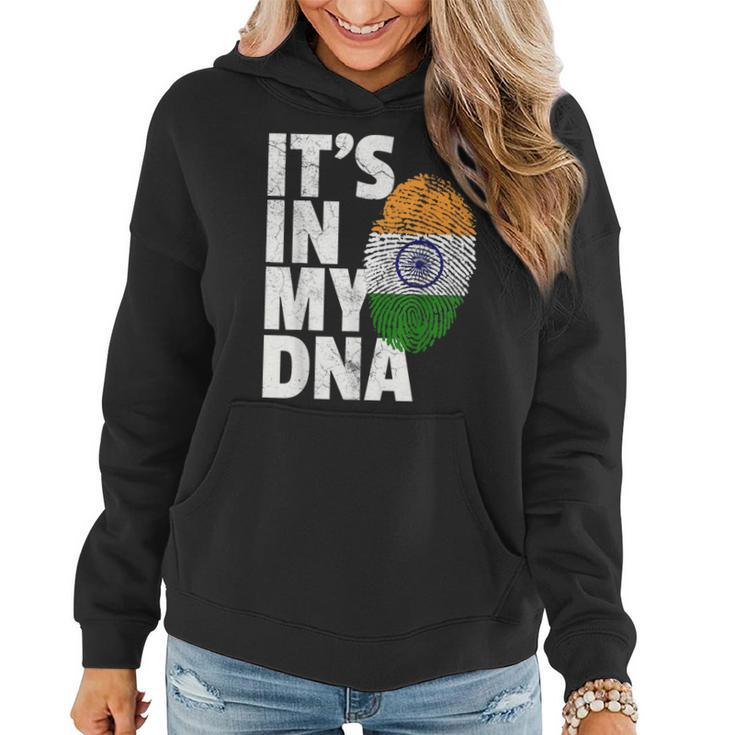 It's In My Dna India Flag Indian Novelty Women Hoodie