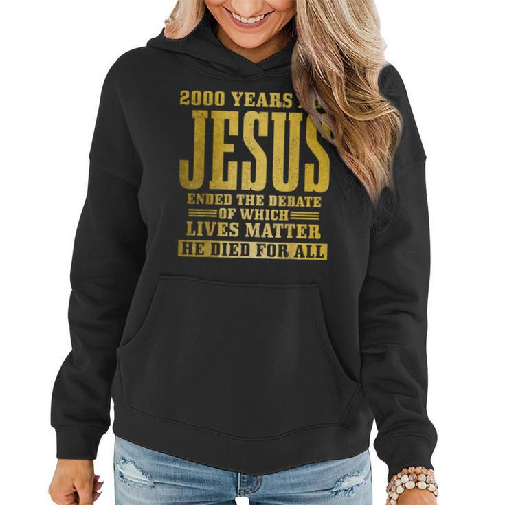 Jesus Died For All Christian Faith Bible Pastor Religious Women Hoodie