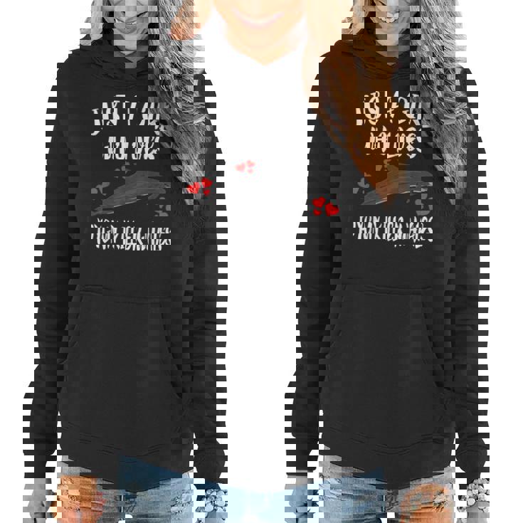 Just A Girl Who Loves Pygmy Killer Whales Lover Women Hoodie