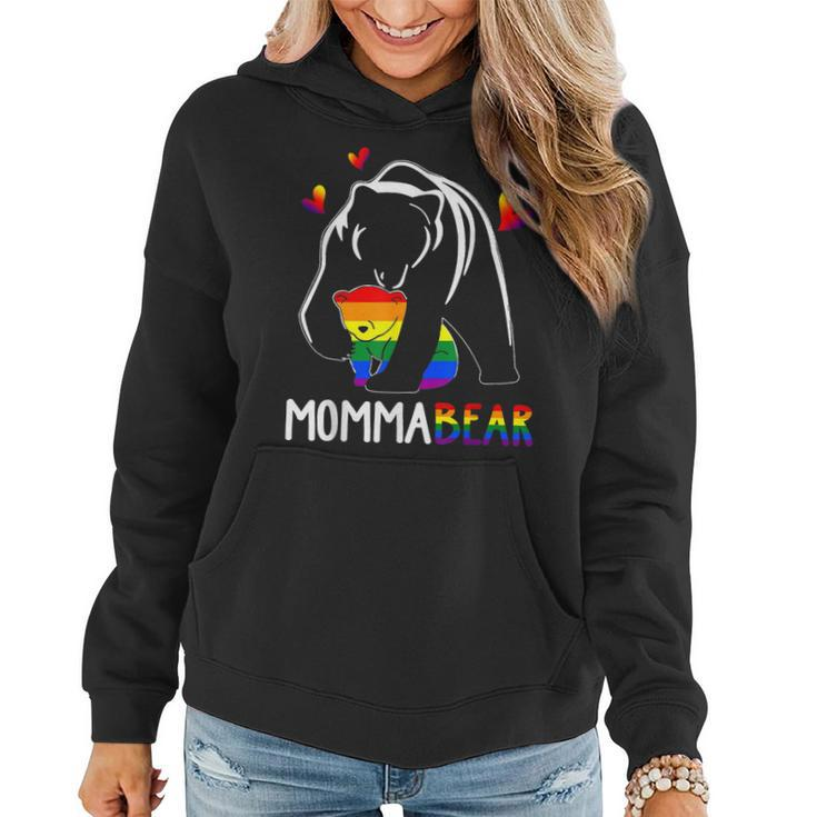 Lgbt Mama Momma Bear Gay Pride Proud Mom Mothers Day  Women Hoodie