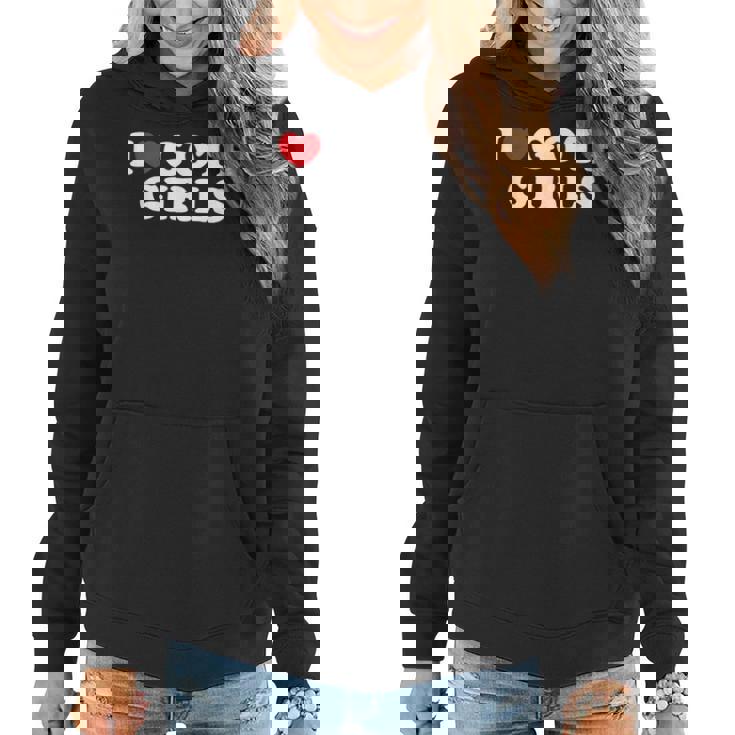 I Love Goth Girls I Heart Goth Girls Women Hoodie