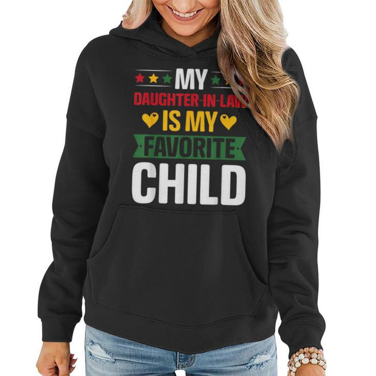My Daughter In Law Is My Child Father Kid Family Junenth  Women Hoodie