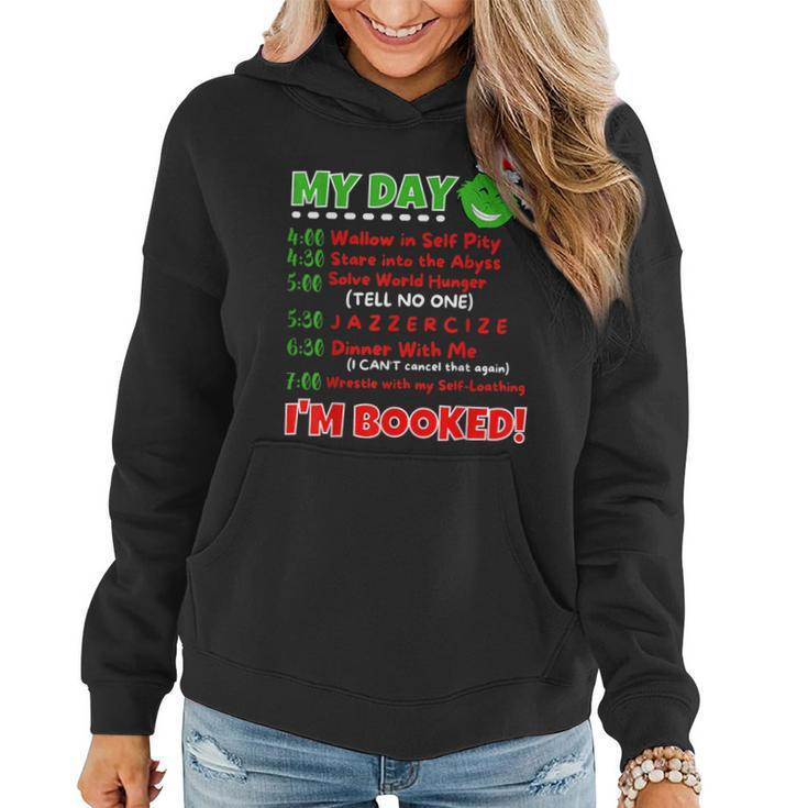 My Day Schedule I’M Booked Christmas Sweater Christmas 2021  Women Hoodie