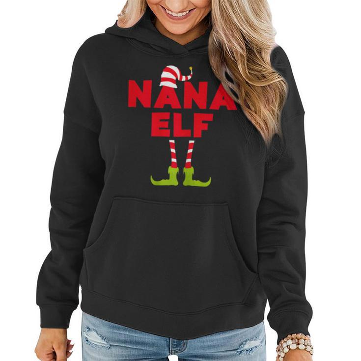 Nana Elf Matching Christmas Costume Women Hoodie