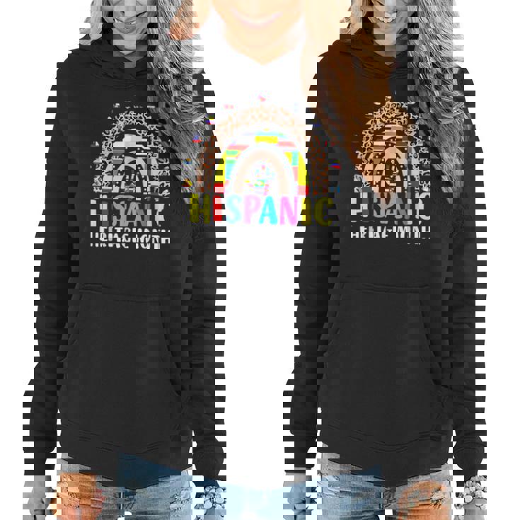 National Hispanic Heritage Month Rainbow All Countries Flags Women Hoodie