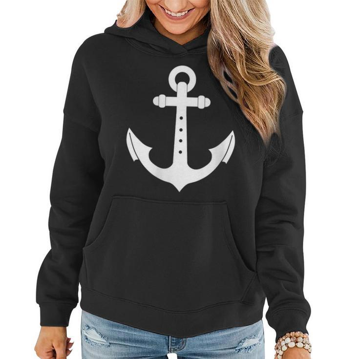 Nautical Anchor Cute Design For Sailors Boaters & Yachting_2 Women Hoodie