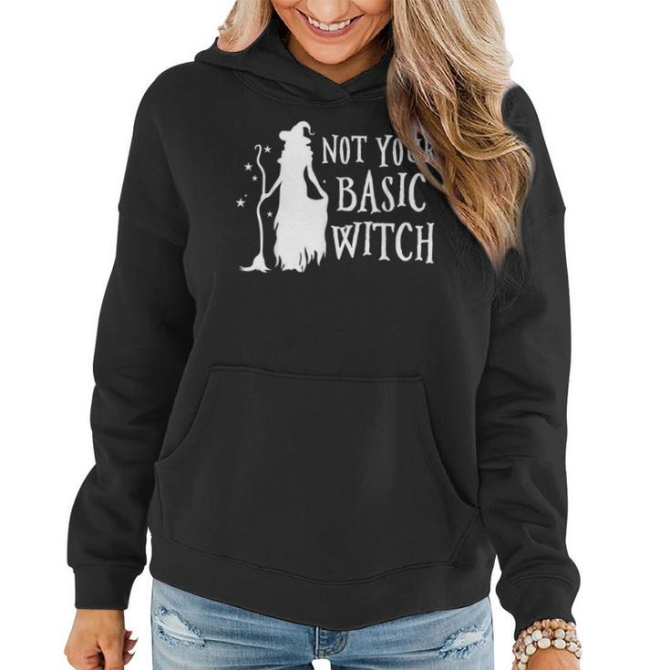 Not Your Basic Witch Halloween Costume Women Hoodie