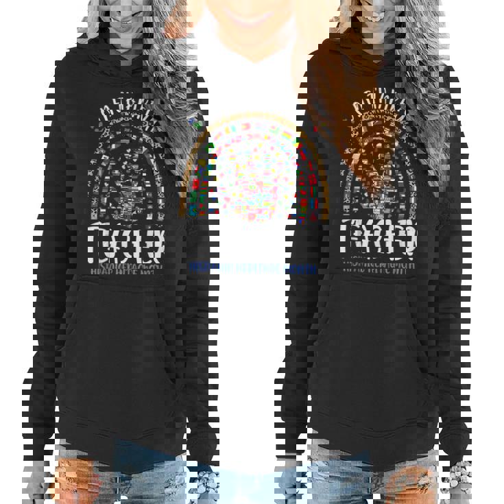 One Thankful Teacher Hispanic Heritage Month Countries Flags Women Hoodie One Thankful Teacher Hispanic Heritage Month Countries Flags Women Hoodie