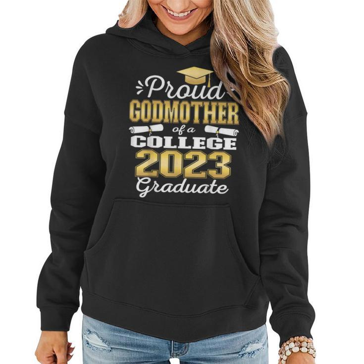 Proud Godmother Of 2023 College Graduate Family 23 Women Hoodie