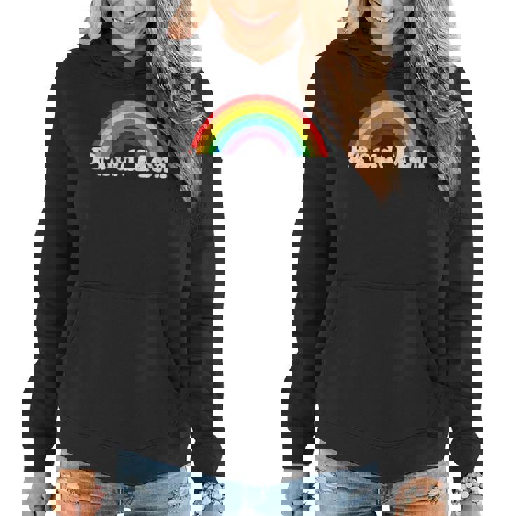 Proud Mom Pride  Gay Lgbt Day Month Parade Rainbow  Women Hoodie