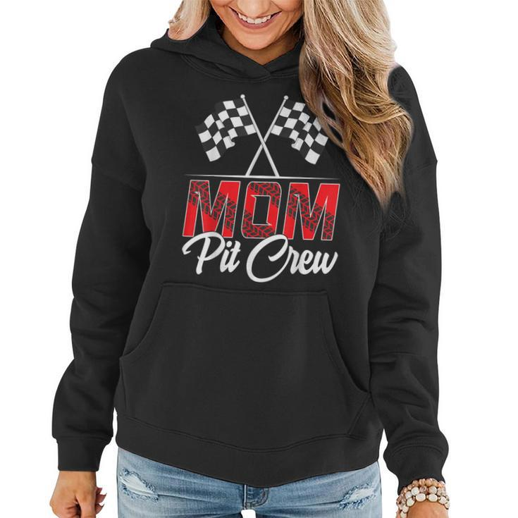 Race Car Birthday Party Racing Family Mom Pit Crew Women Hoodie