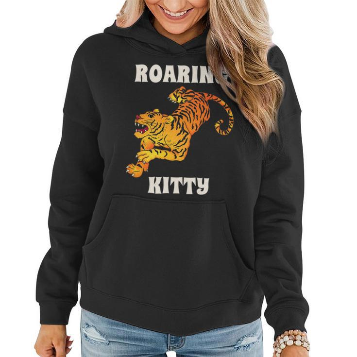 Roaring Kitty Dfv I Like The Stock To The Moon Women Hoodie