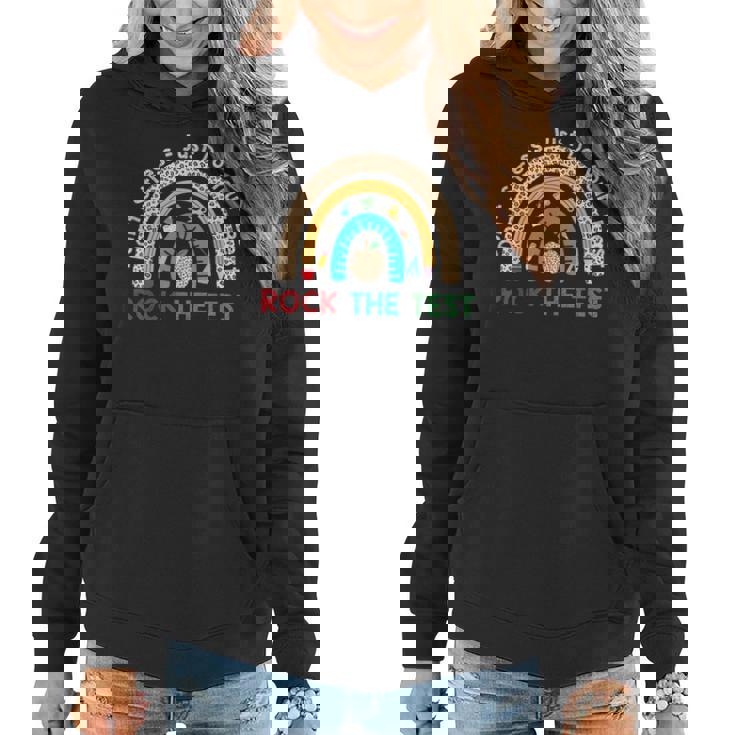 Rock The Test Don't Stress Just Do Best Teacher Women Hoodie