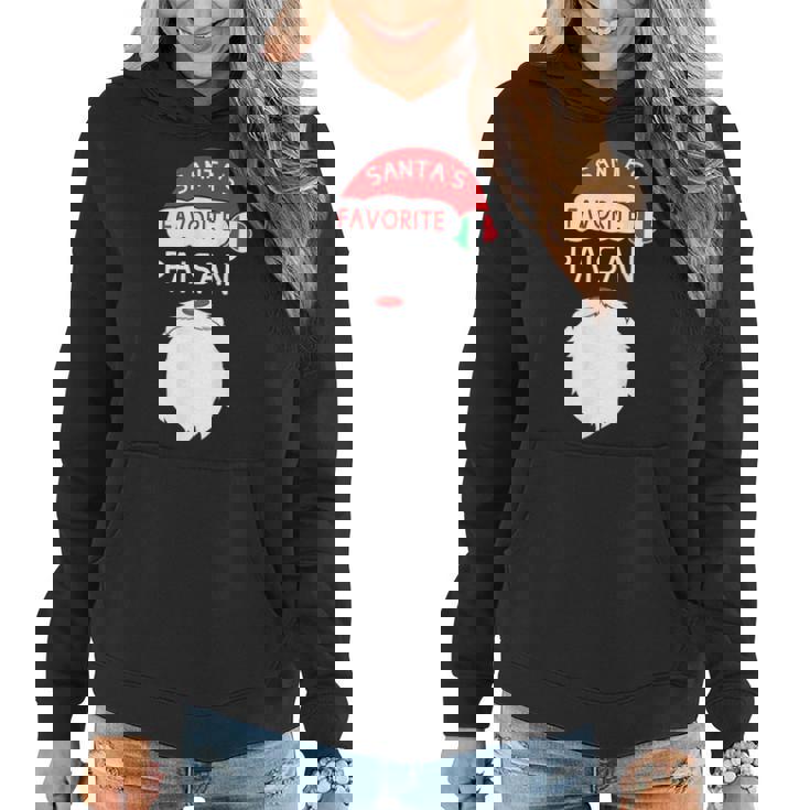 Santas Favorite Paisan Funny Italian Pride Christmas Women Hoodie Santas Favorite Paisan Funny Italian Pride Christmas Women Hoodie