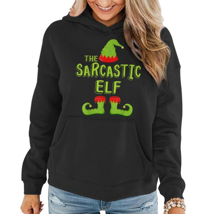 The Sarcastic Elf Matching Group Christmas Costume Women Hoodie