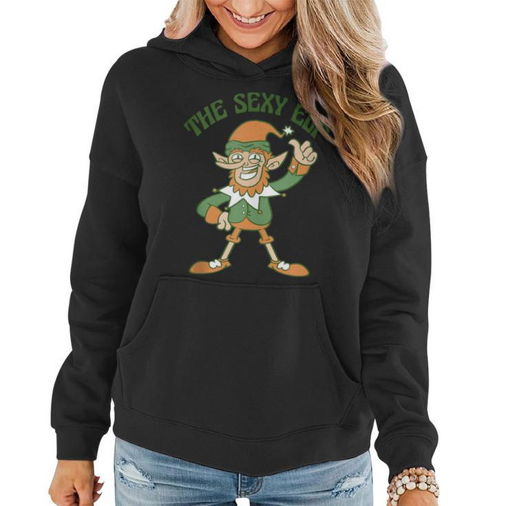 The Sexy Elf Cute Ugly Christmas Sweater Women Hoodie