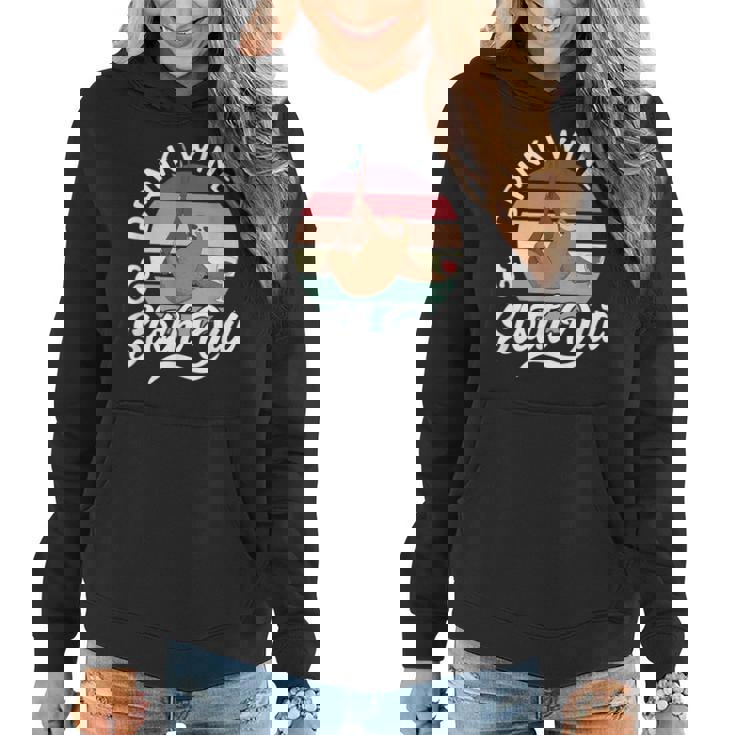 Sloth  Graphic Wine Women Hoodie