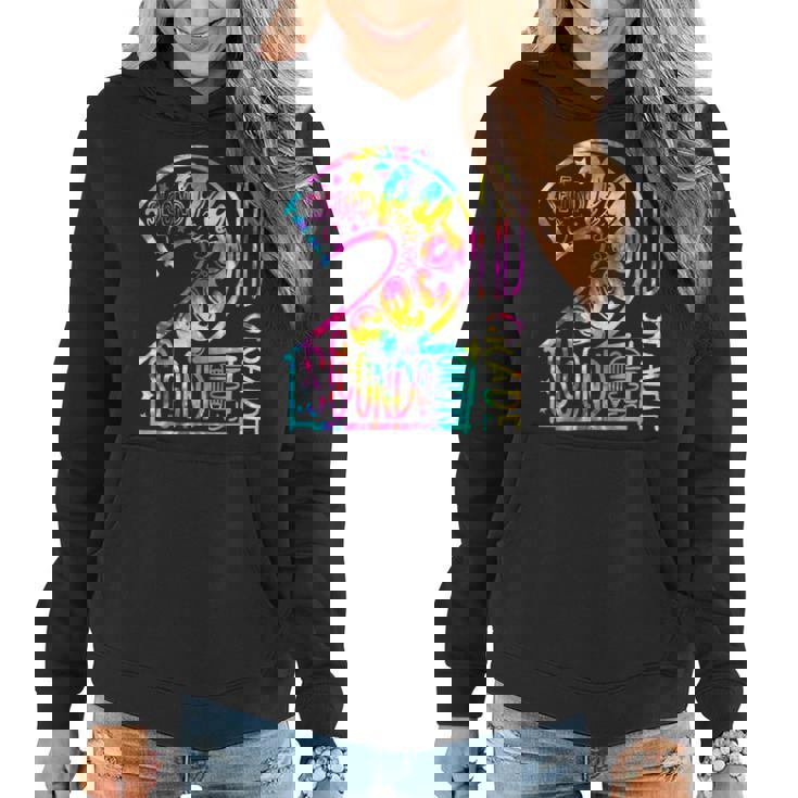 Tie Dye 2Nd Grade Typography Team 2Nd Grade Teacher Women Hoodie Tie Dye 2Nd Grade Typography Team 2Nd Grade Teacher Women Hoodie