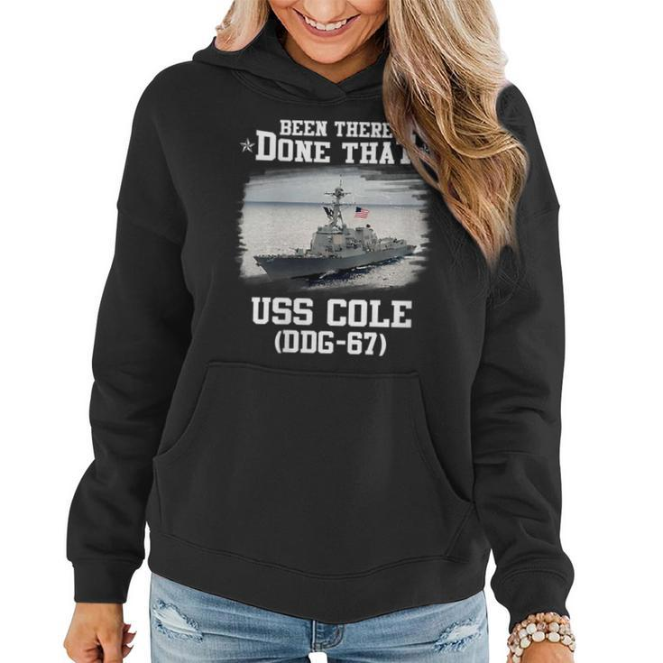 Uss Cole Ddg-67 Destroyer Class Veterans Day Father Day Gift  Women Hoodie