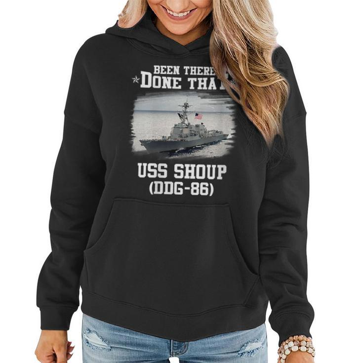 Uss Shoup Ddg-86 Destroyer Class Veterans Day Father Day  Women Hoodie