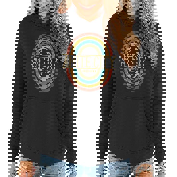 Vintage Retro Amite City Louisiana La Souvenirs Women Hoodie