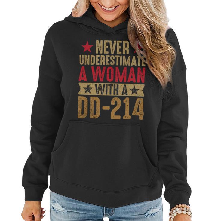 Women With Dd214 Female Veterans Day Gift 40 Women Hoodie