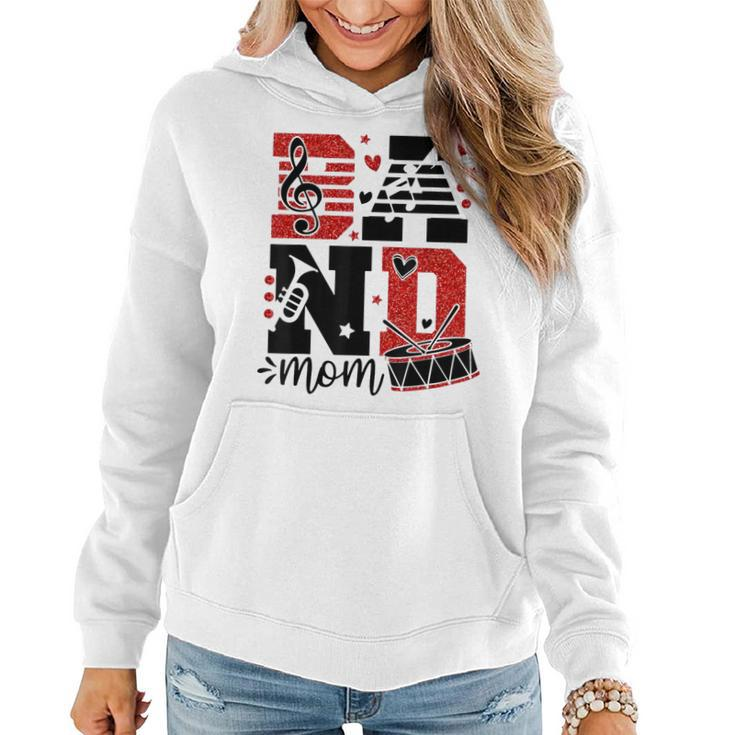 Band Mom Musical Instruments Marching Band  Women Hoodie