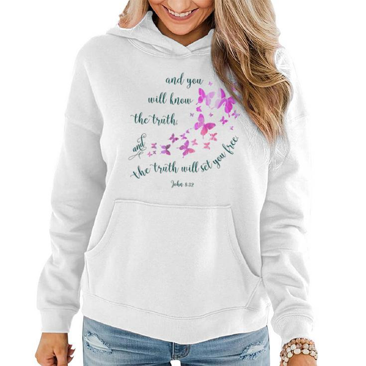 Christian Bible Verse Butterfly For And Girls Women Hoodie