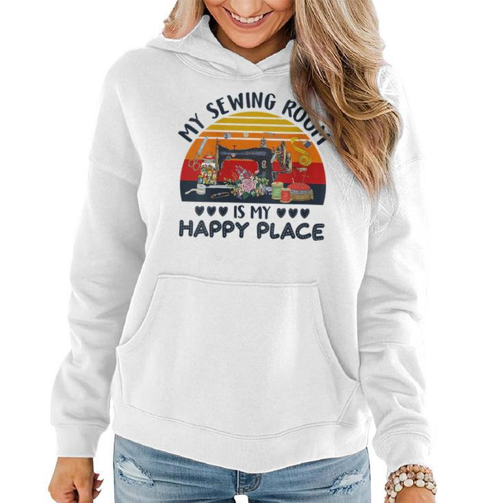 Cute Sewing Quote Sewing Machine Graphic Women Sewing Lover  Women Hoodie