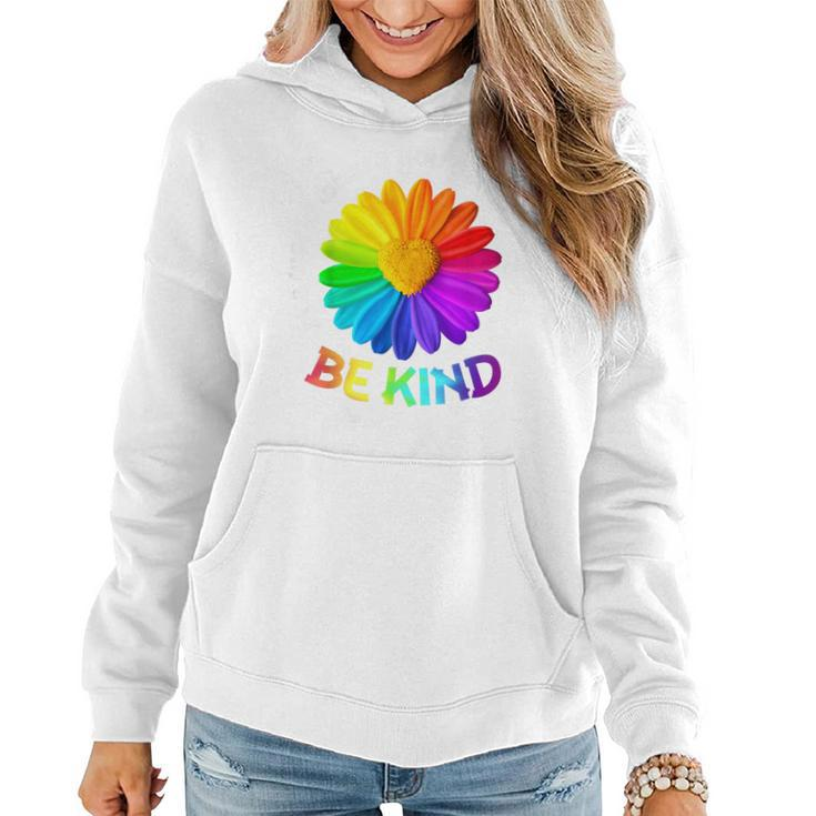 Be Kind Anti-Bullying Kindness Orange Unity Day Sunflower Women Hoodie