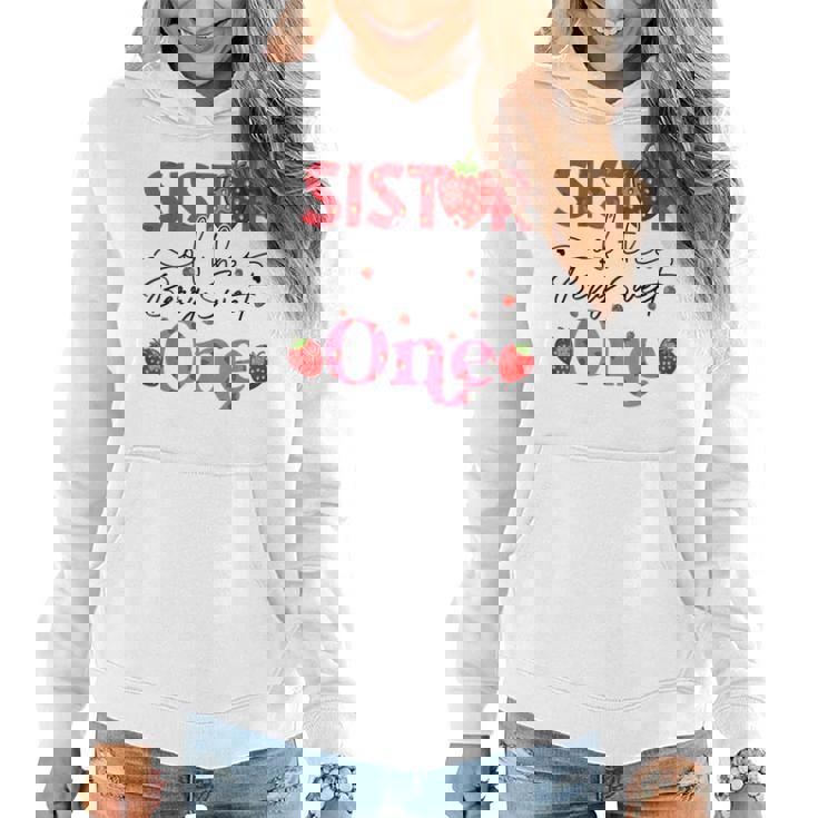 Sister Of The Berry Sweet Birthday Sweet Strawberry Women Hoodie