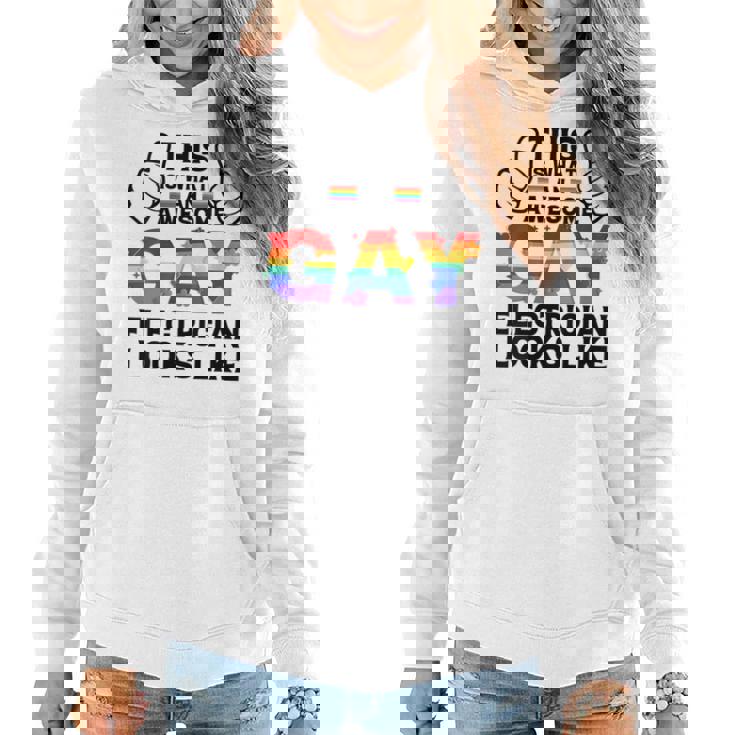 This Is What A Gay Electrician Looks Like Lgbtq Pride Month  Women Hoodie