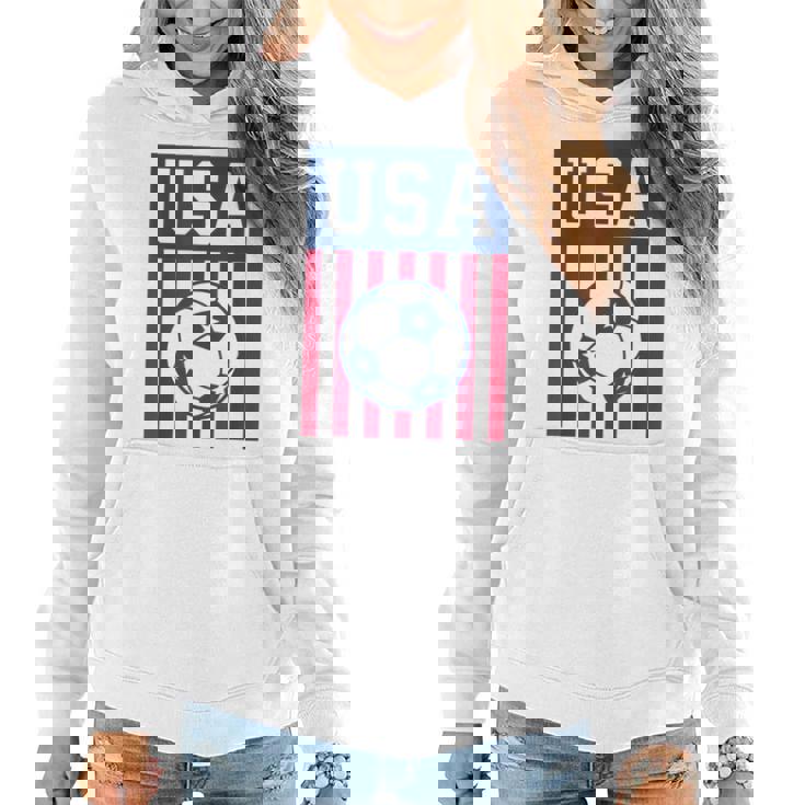 Usa Soccer Women Men Kids American Soccer Fan Soccer Funny Gifts Women Hoodie