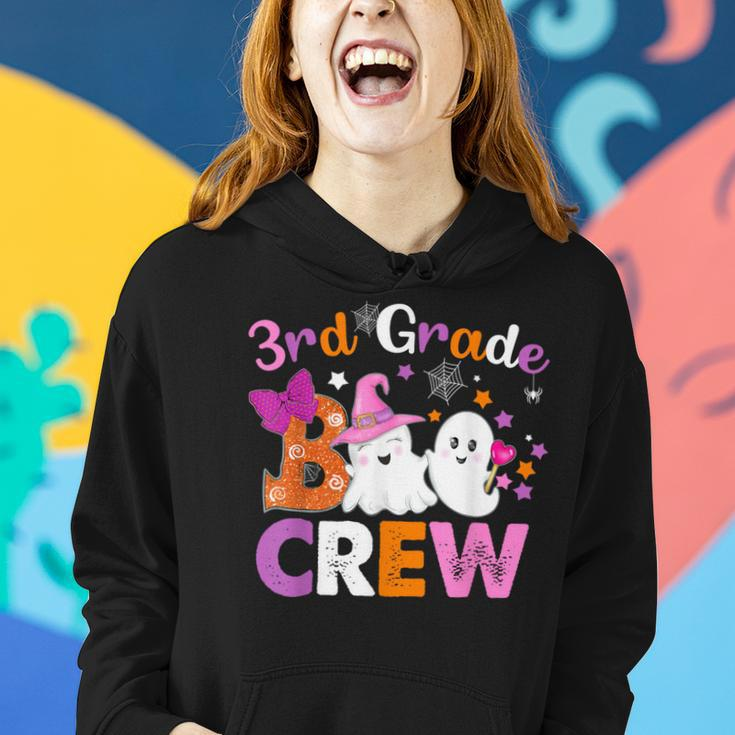 3Rd Grade Boo Crew Third Grade Halloween Costume Teacher Kid Women Hoodie Gifts for Her