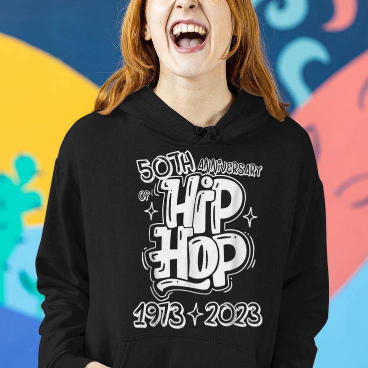 50 Years Old 50Th Anniversary Of Hip Hop Graffiti Hip Hop Women Hoodie Gifts for Her