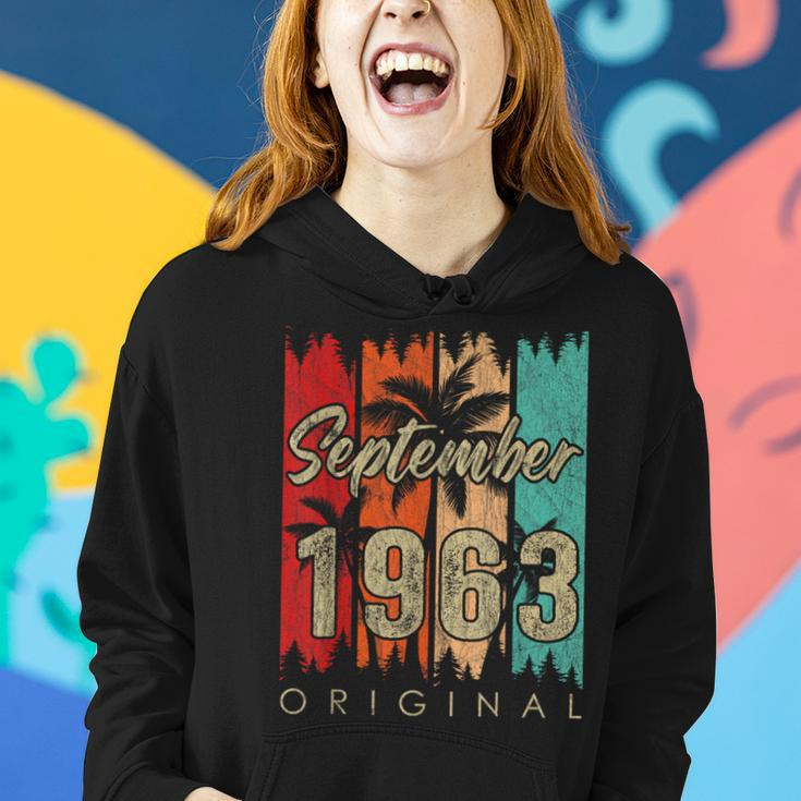60 Year Old Made In September 1963 60Th Birthday Women Hoodie Gifts for Her