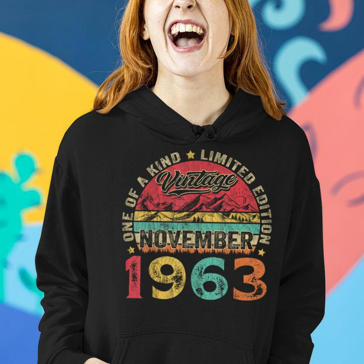 60 Years Old Made In November 1963 60Th Birthday Women Women Hoodie Gifts for Her