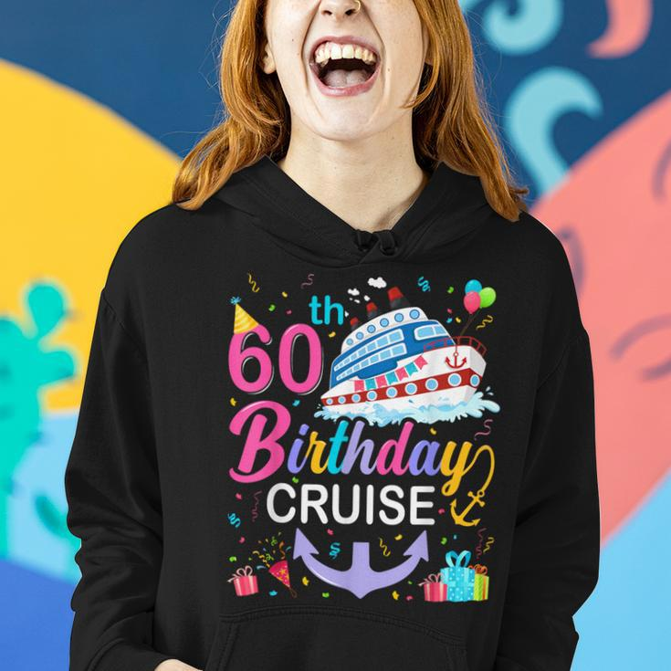 60Th Birthday Cruise 60 Years Old Cruising Crew Bday Party Women Hoodie Gifts for Her