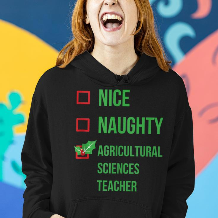 Agricultural Sciences Teacher Pajama Christmas Women Hoodie Gifts for Her