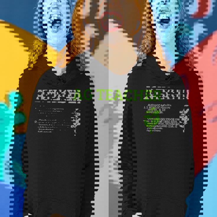 Agriculture Teacher Definition Agriculture Teacher Women Hoodie Gifts for Her Agriculture Teacher Definition Agriculture Teacher Women Hoodie Gifts for Her