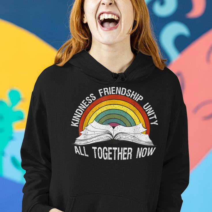 All Together Now Summer Reading 2023 Rainbow Book Lover Women Hoodie Gifts for Her