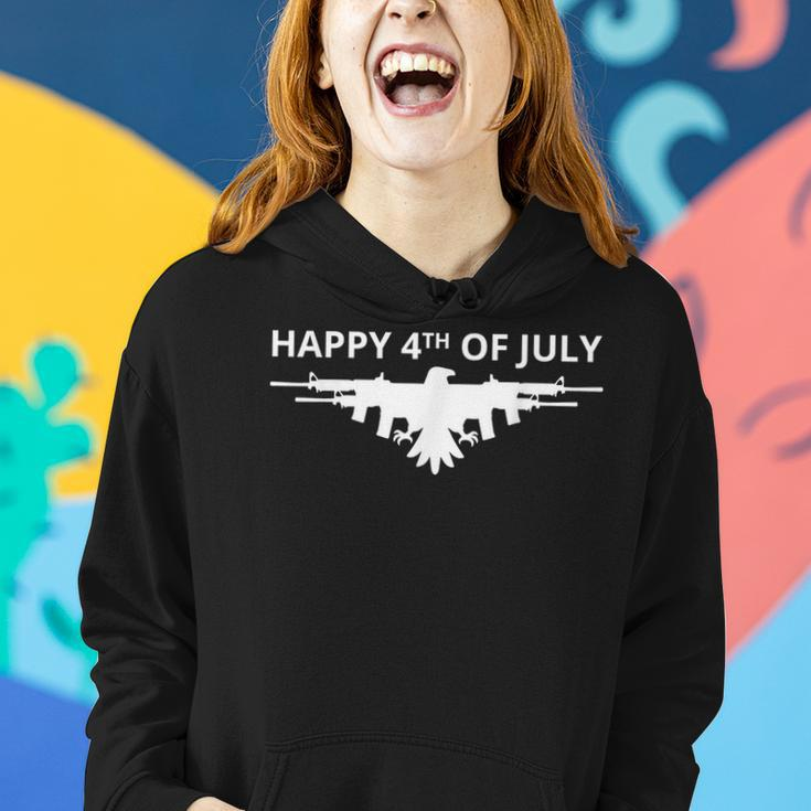 American Eagle Gun Wings 4Th Of JulyGun Funny Gifts Women Hoodie Gifts for Her