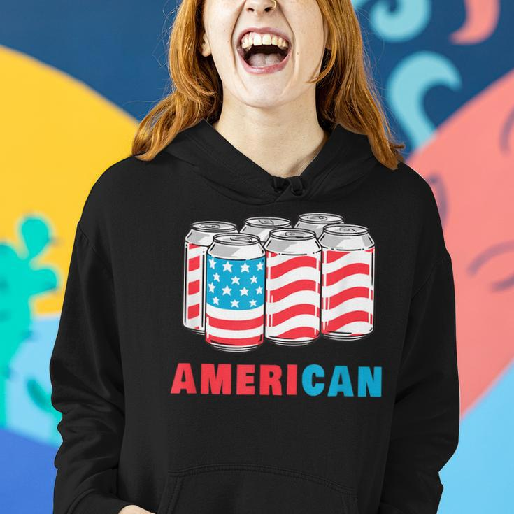 American Funny 4Th Of July Beer Patriotic Usa Flag Merica Patriotic Funny Gifts Women Hoodie Gifts for Her