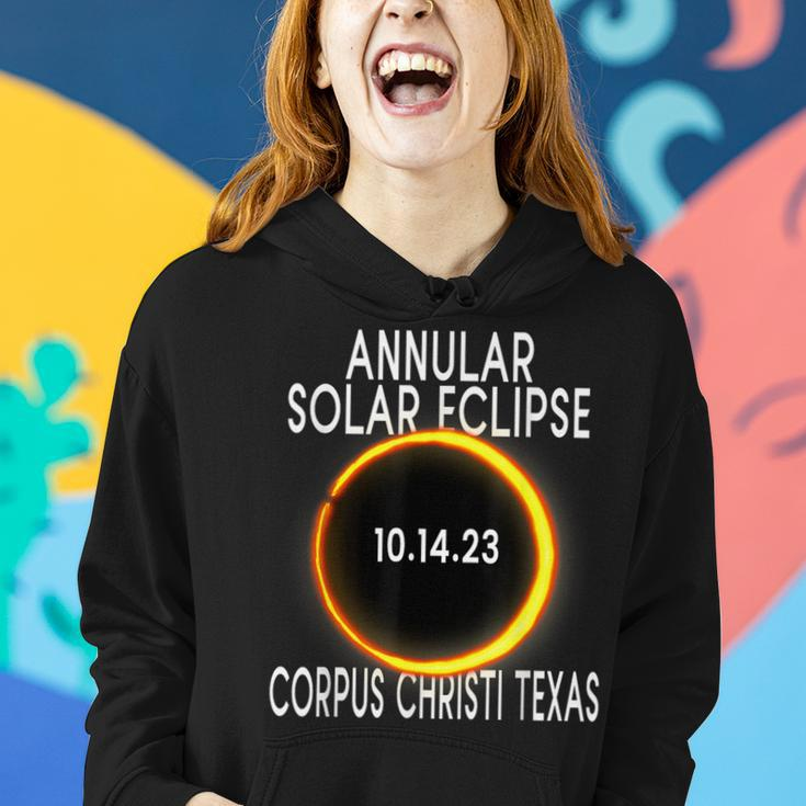Annular Solar Eclipse 2023 Corpus Christi Texas Women Hoodie Gifts for Her