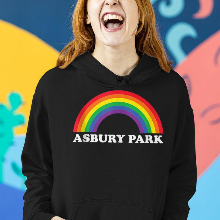 Asbury Park Rainbow Lgbtq Gay Pride Lesbians Queer Women Hoodie Gifts for Her