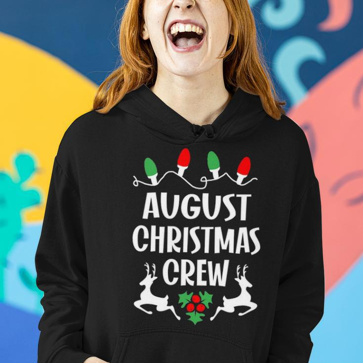 August Name Gift Christmas Crew August Women Hoodie Gifts for Her