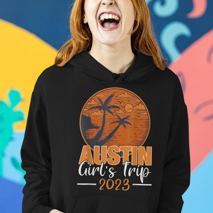 Austin Texas Girls Trip 2023 Beach Vacation Vintage Women Hoodie Gifts for Her