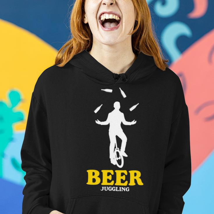 Beer Funny Beer Juggling Beer Bottles Juggler Women Hoodie Gifts for Her