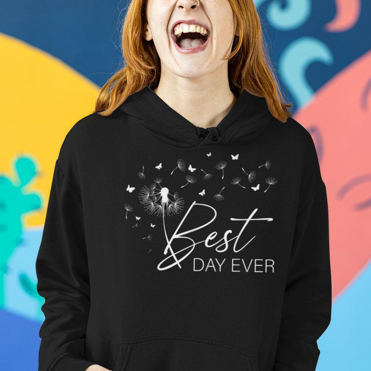 Best Day Ever From Daughter Positive Quote Men Women Kids Women Hoodie Gifts for Her