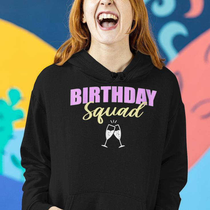 Birthday Squad Champagne Toast Gift For Womens Women Hoodie Gifts for Her